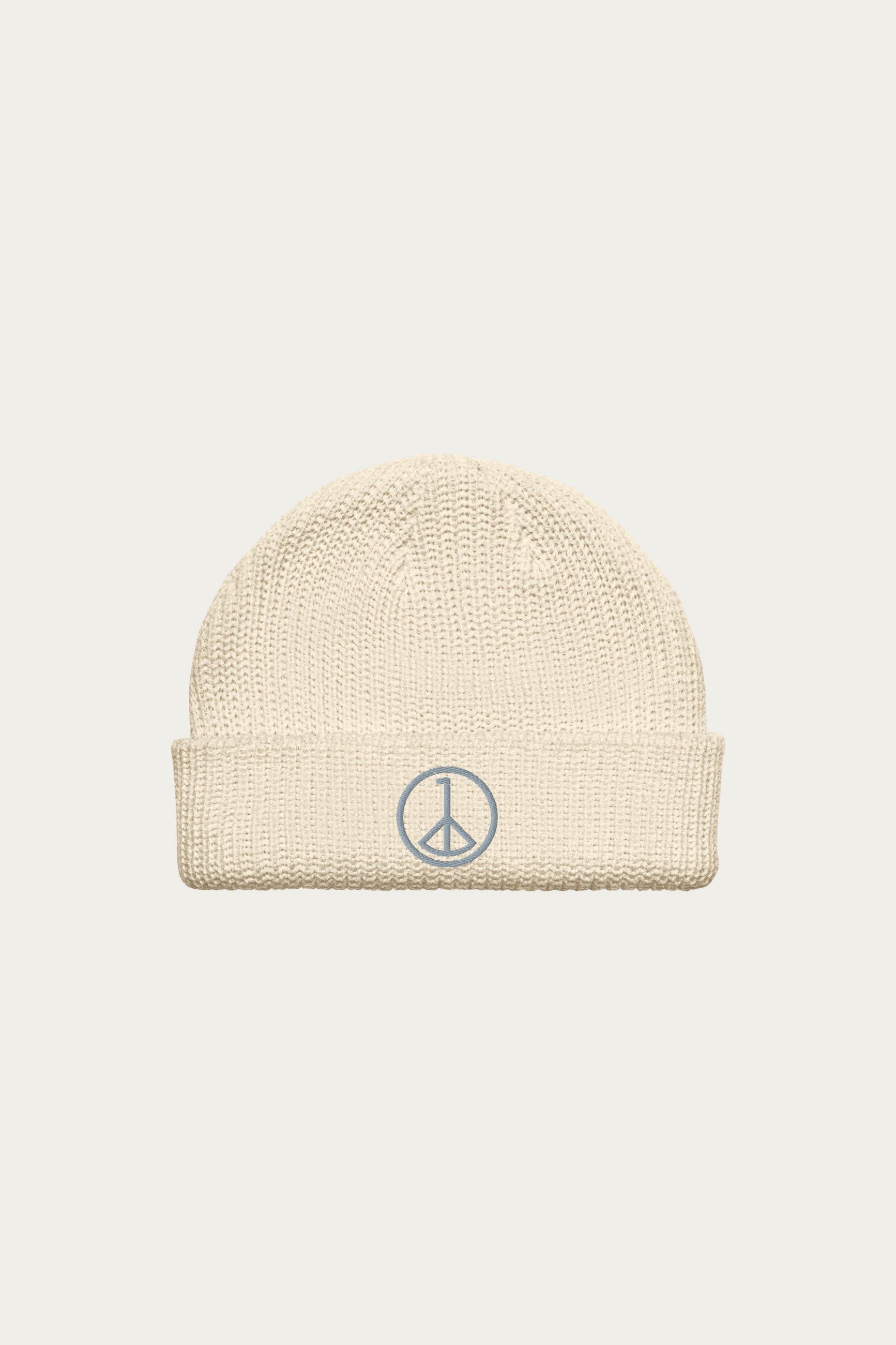 Andre Blunt fisherman beanie in ecru