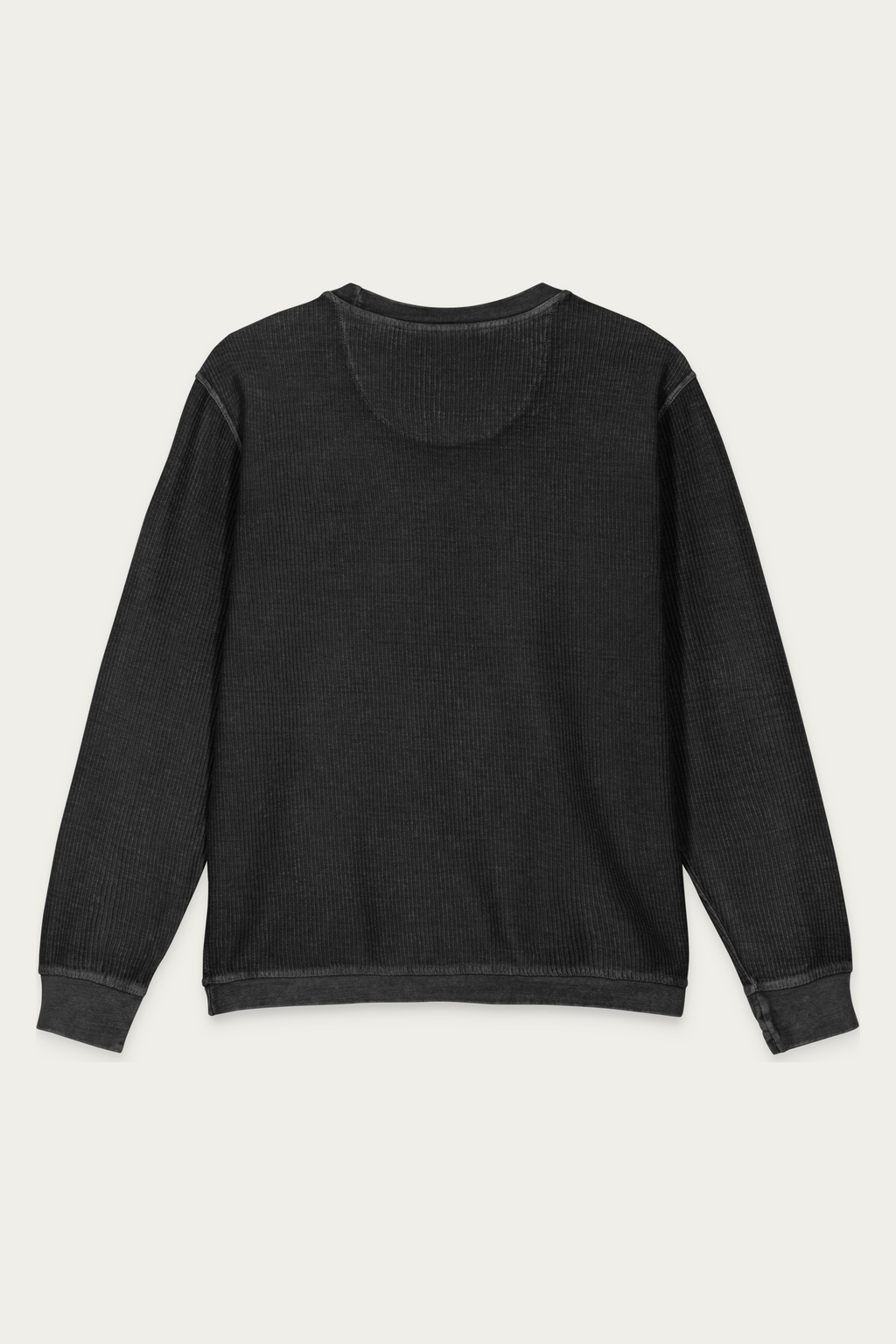 BLVNT Cord Sweatshirt, Black, back