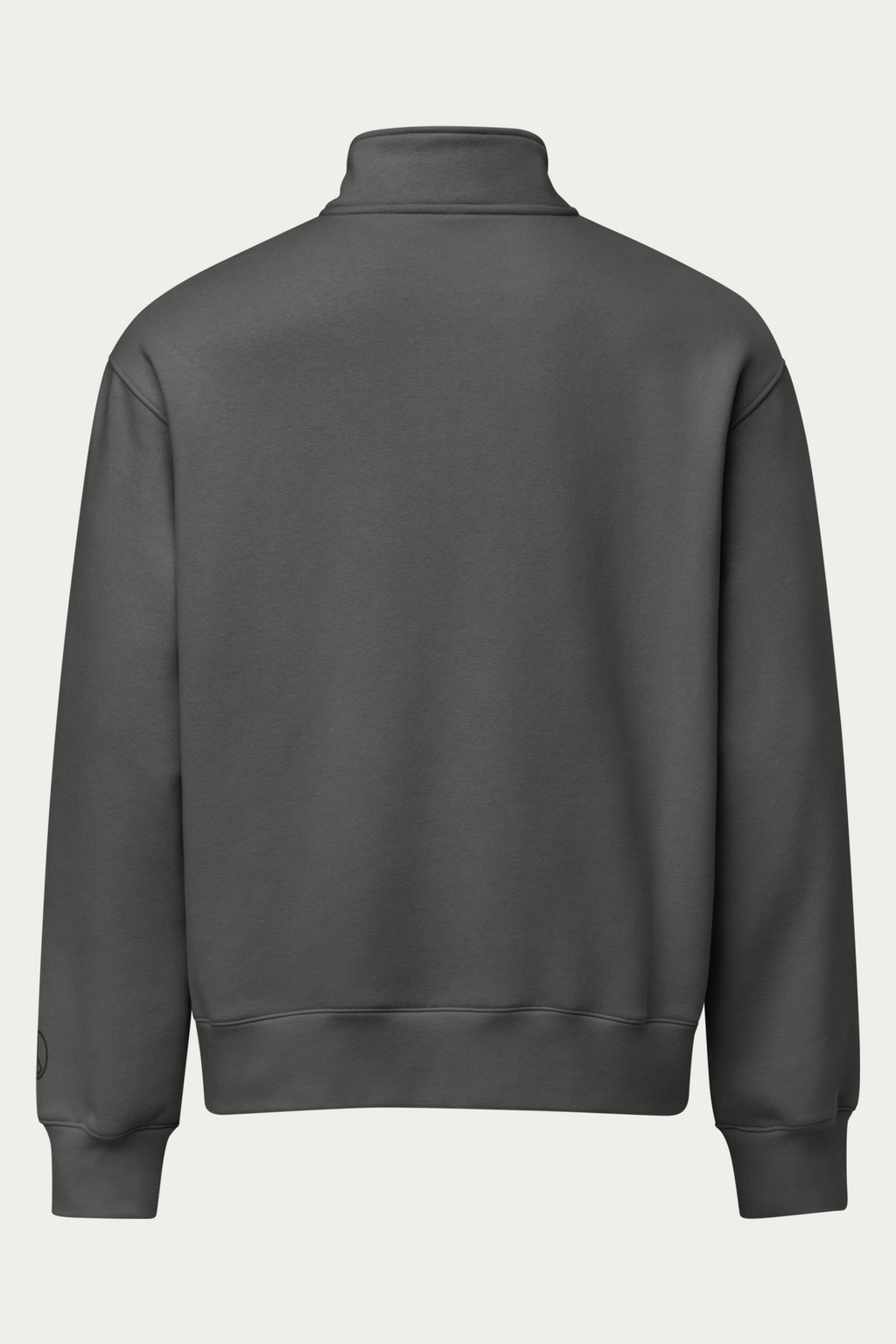 BLVNT Half-Zip Pullover, Asphalt, back