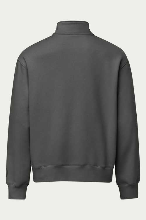 BLVNT Half-Zip Pullover, Asphalt, back