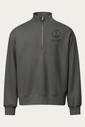 BLVNT Half-Zip Pullover, Asphalt, front