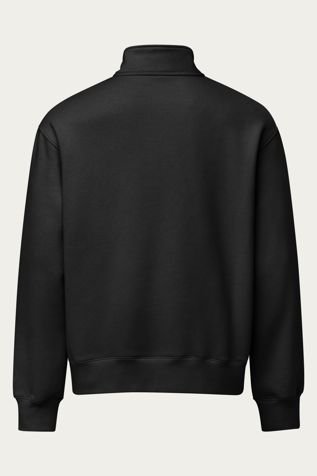 BLVNT Half-Zip Pullover, Black, back