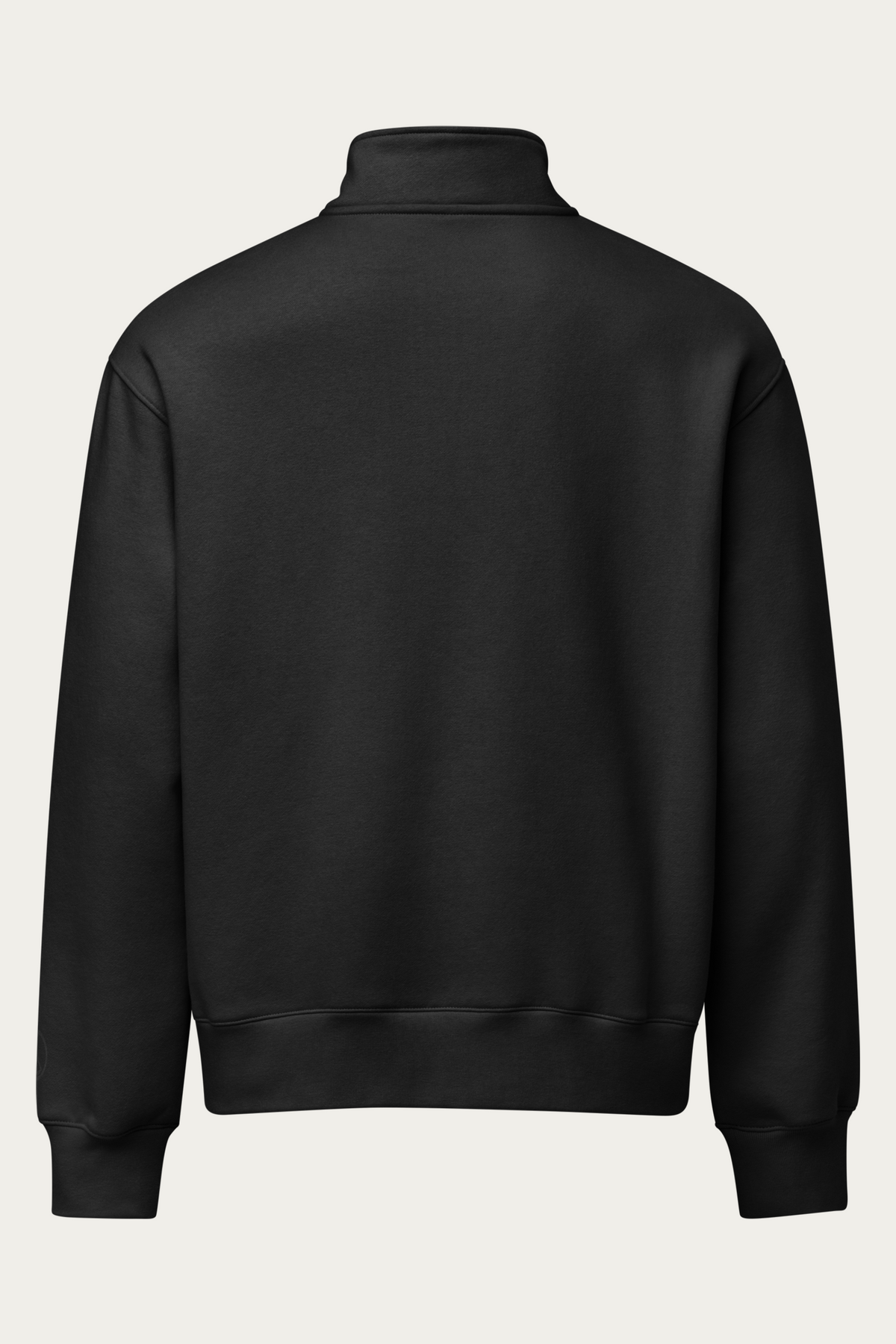 BLVNT Half-Zip Pullover, Black, back