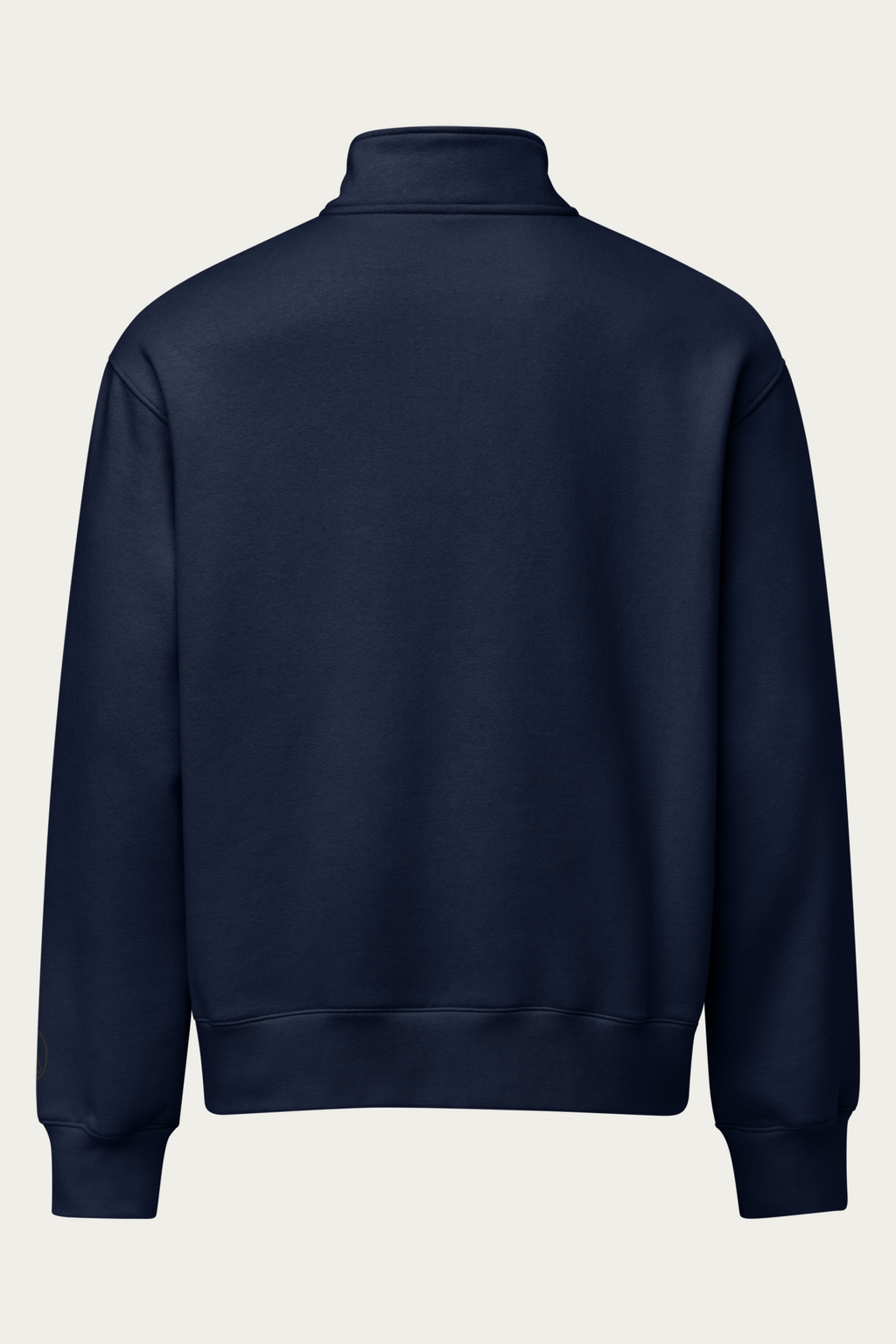 BLVNT Half-Zip Pullover, Navy, back