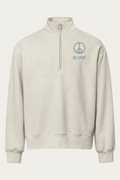 BLVNT Half-Zip Pullover, Vintage Heather Grey, front