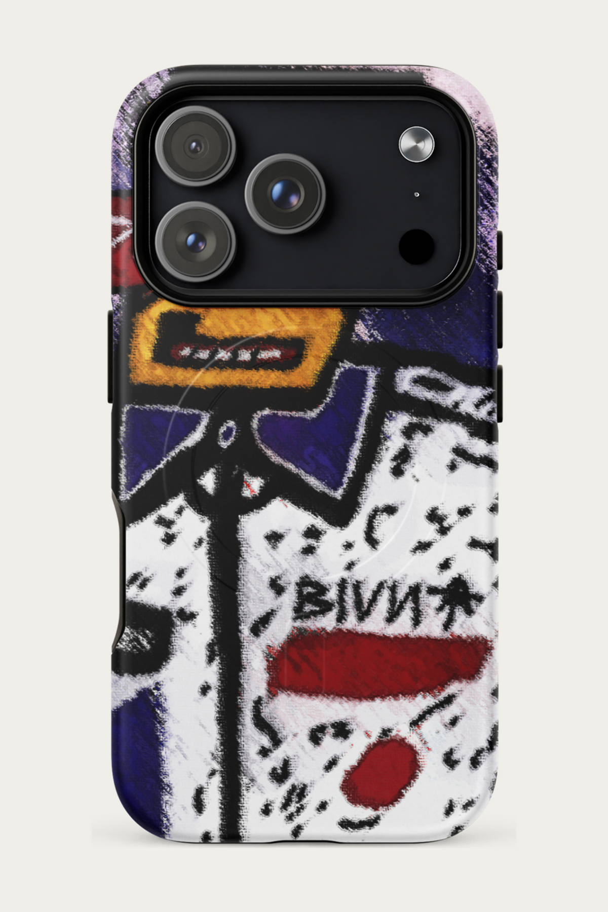 BLVNT Phone Case, iPhone 18 Pro, Black, front