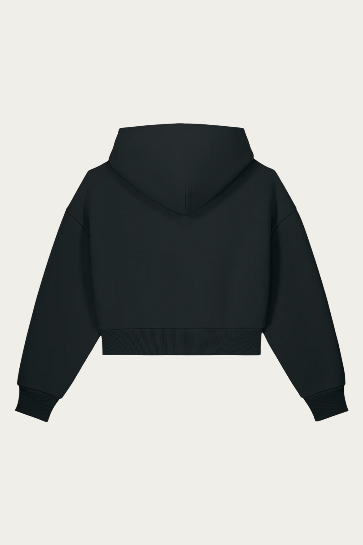 BLVNT Sculpted Zip-Up Hoodie, Black, back