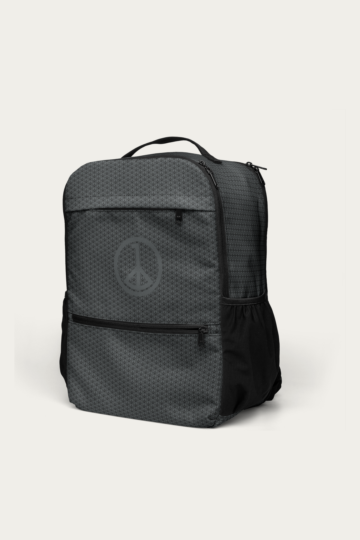BLVNT Utility Backpack, Black, three quarter left