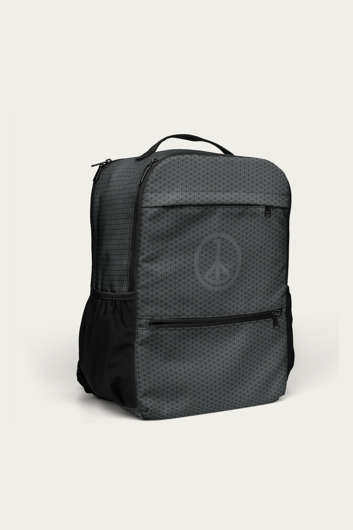 BLVNT Utility Backpack, Black, three quarter right