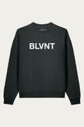 BLVNT Vintage Crewneck, Black Rock, front
