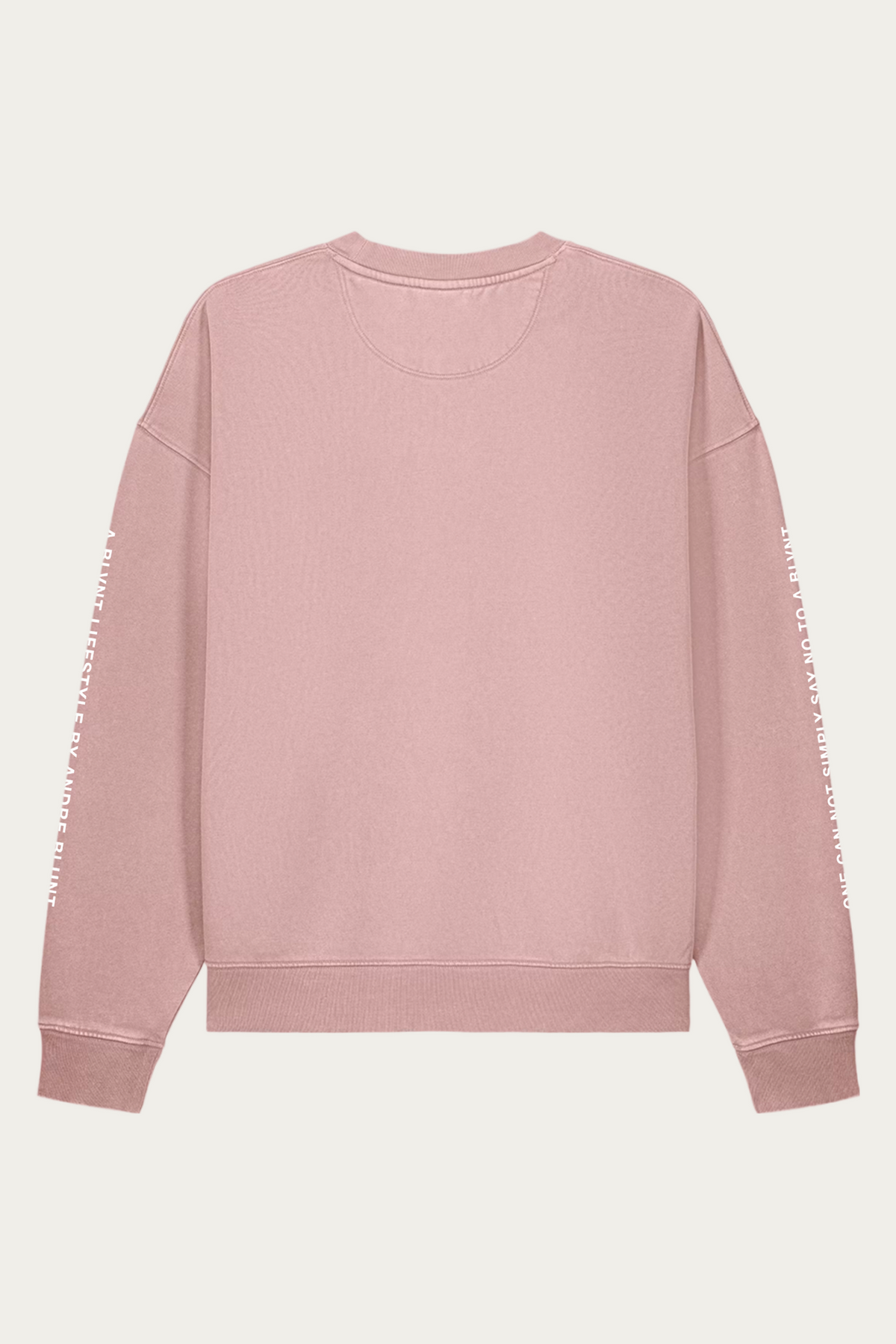 BLVNT Vintage Crewneck, Blush, back