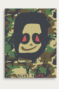 BLVNTxLIFE Canvas by Andre Blunt, shown on a Cloud White ground