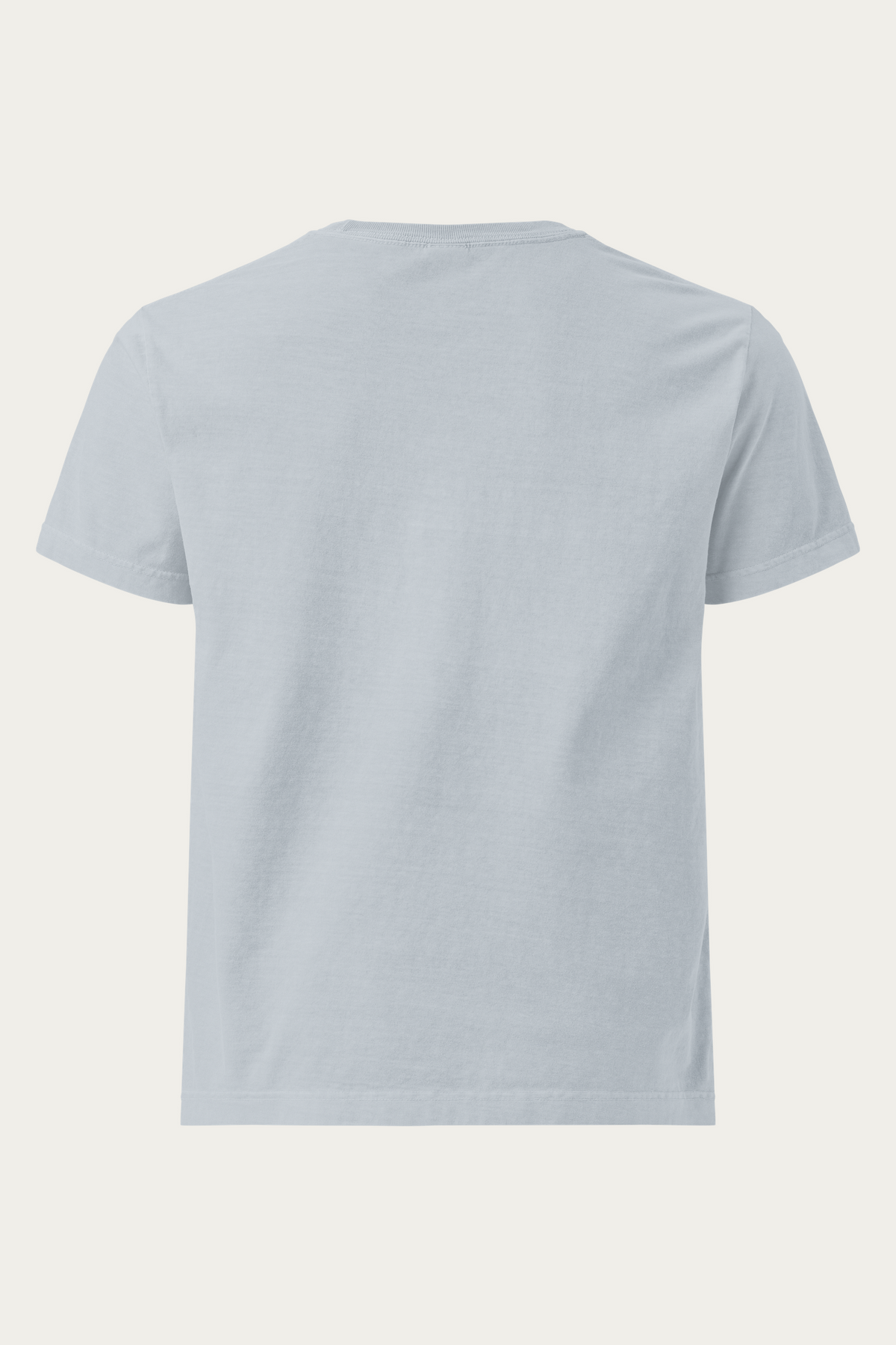 BLVNTxLIFE Oversized Tee, Light Washed Denim, back