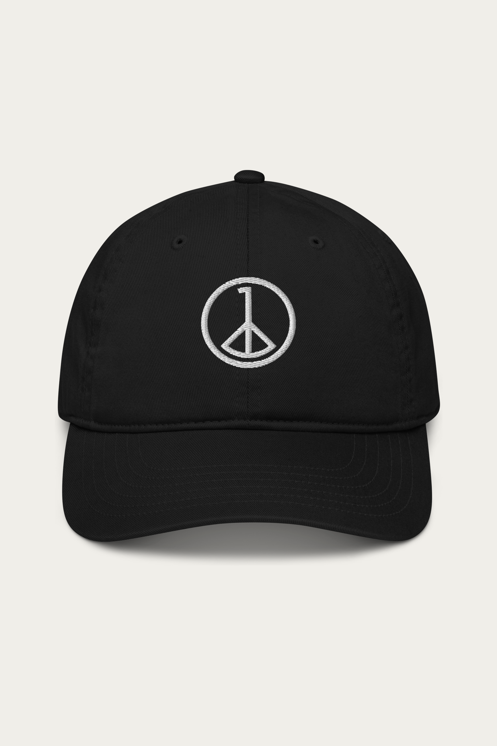 Cap, Black by Andre Blunt, shown on a Cloud White ground