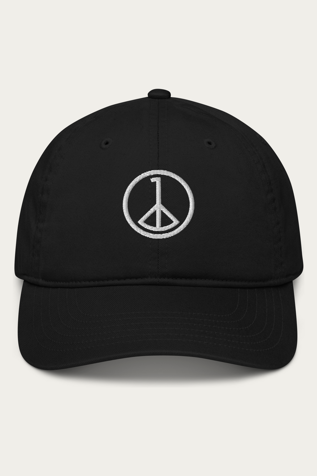 Cap, Black by Andre Blunt, shown on a Cloud White ground