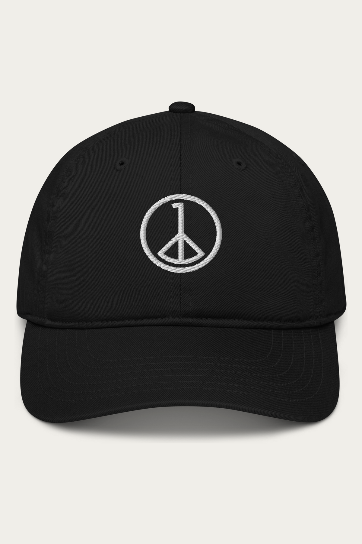 Cap, Black by Andre Blunt, shown on a Cloud White ground