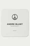 Cork Coaster, Natural by Andre Blunt, shown on a Cloud White ground