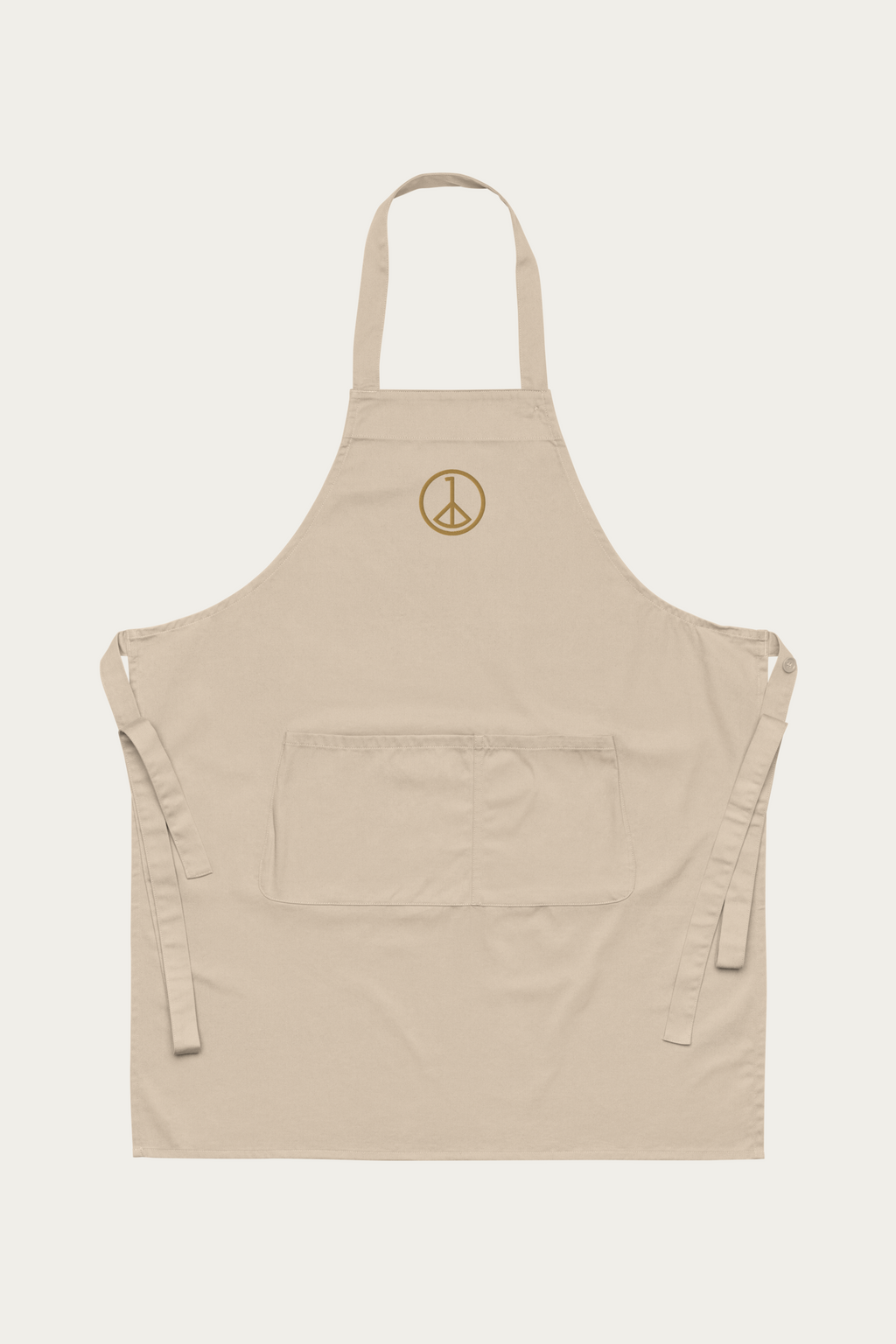 Cotton Apron, Rope by Andre Blunt, shown on a Cloud White ground