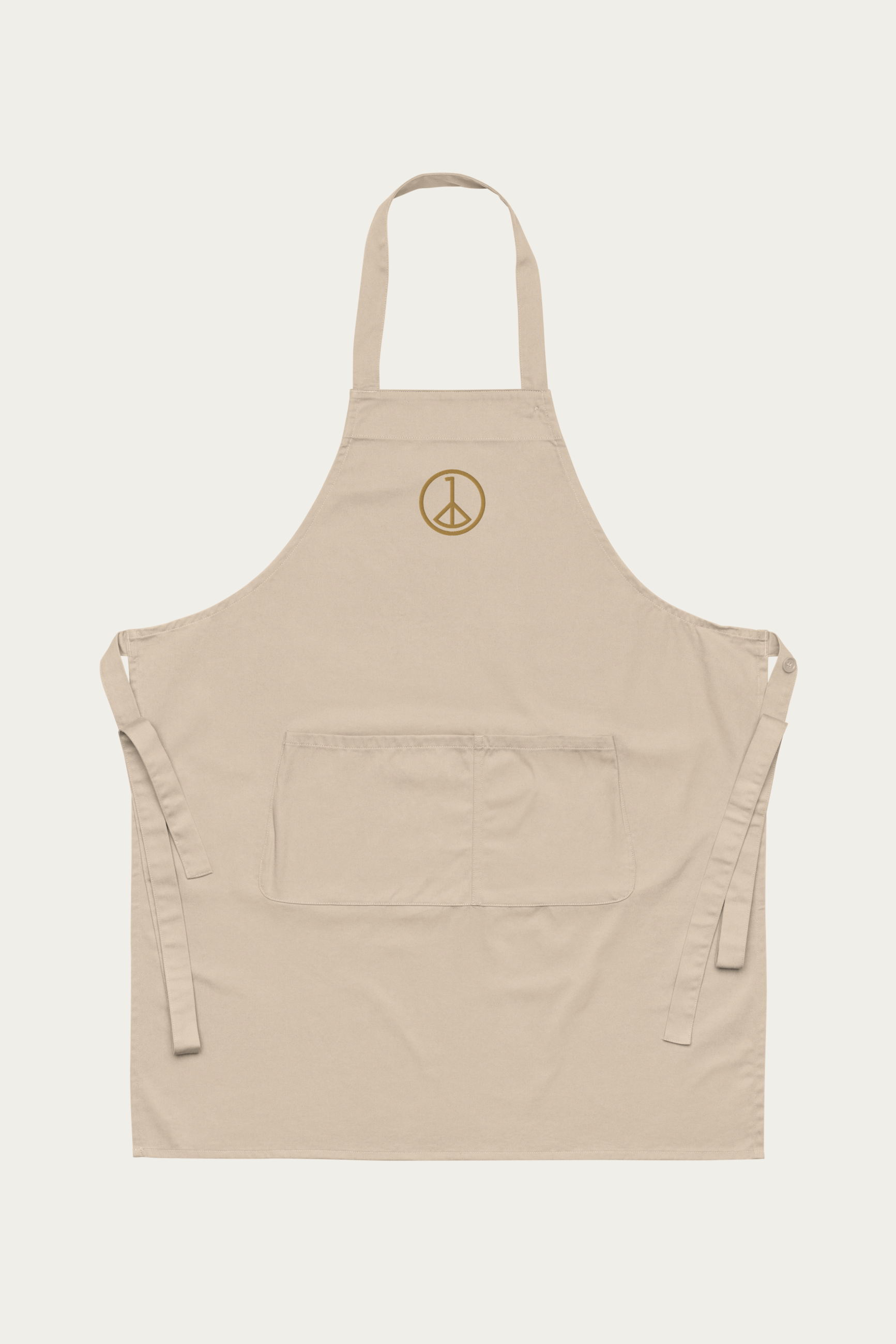 Cotton Apron, Rope by Andre Blunt, shown on a Cloud White ground
