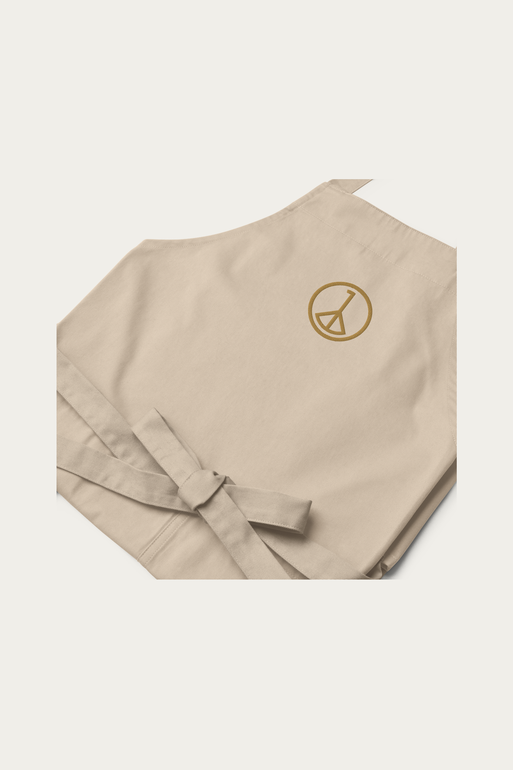 Cotton Apron, Rope by Andre Blunt, detail, on a Cloud White ground