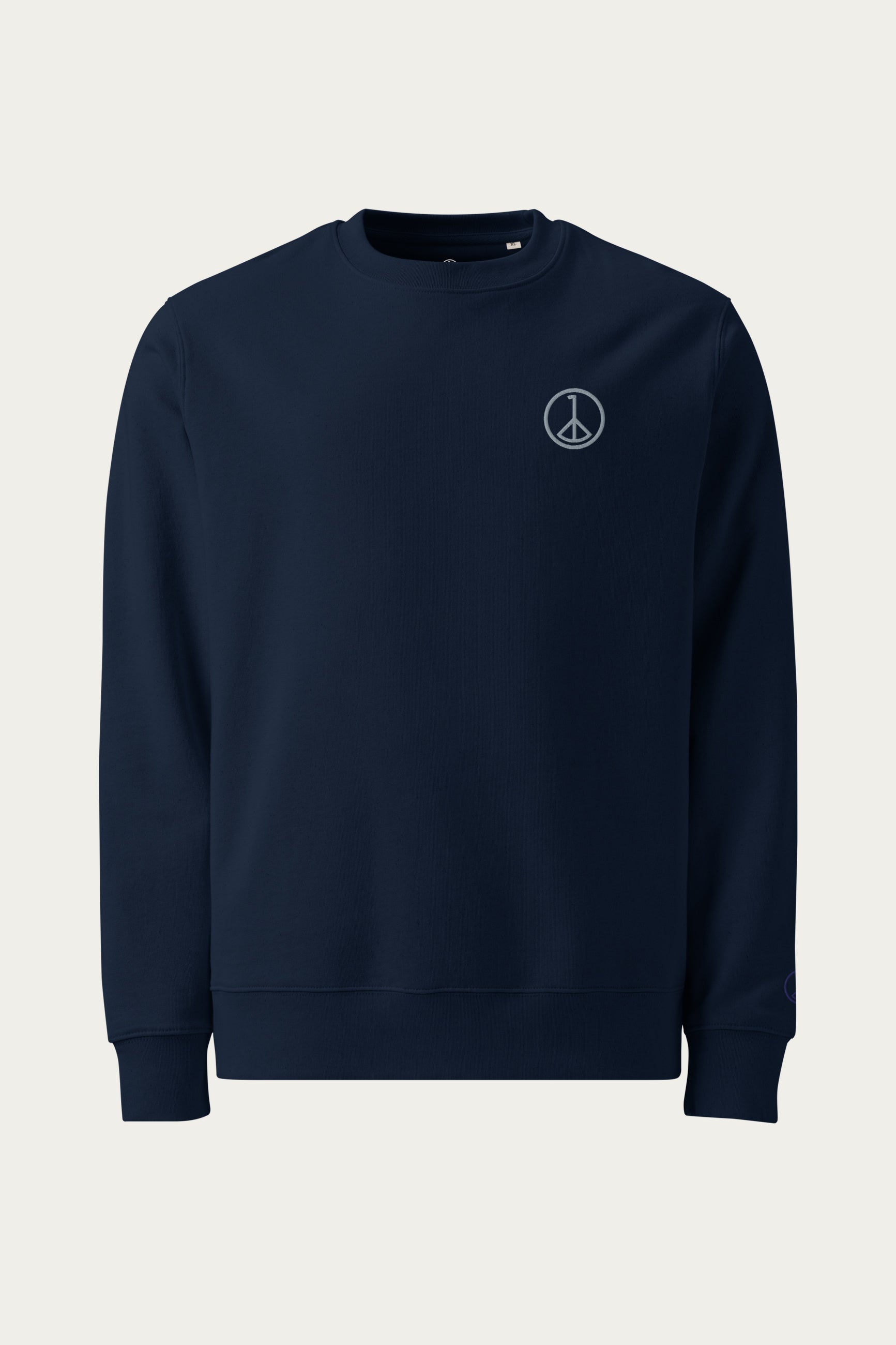 Andre Blunt heavyweight organic cotton sweatshirt in French navy