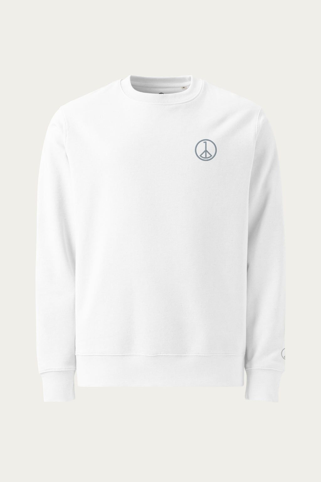 Andre Blunt heavyweight organic cotton sweatshirt in white
