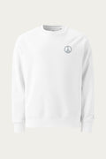 Andre Blunt heavyweight organic cotton sweatshirt in white