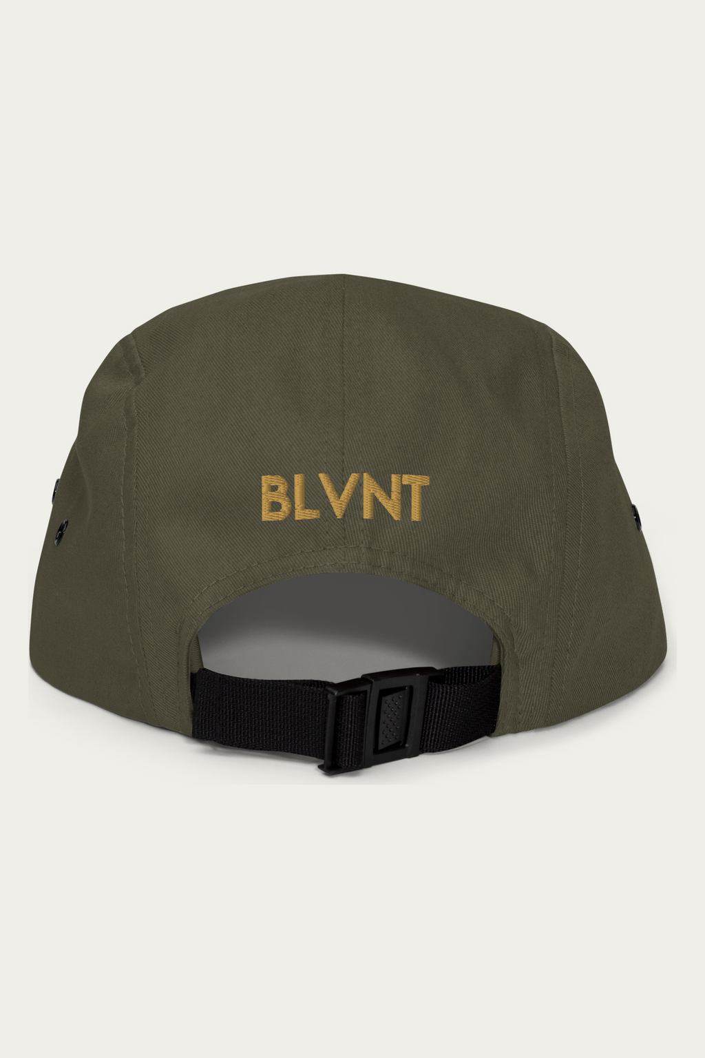 Five Panel Cap, Olive, back