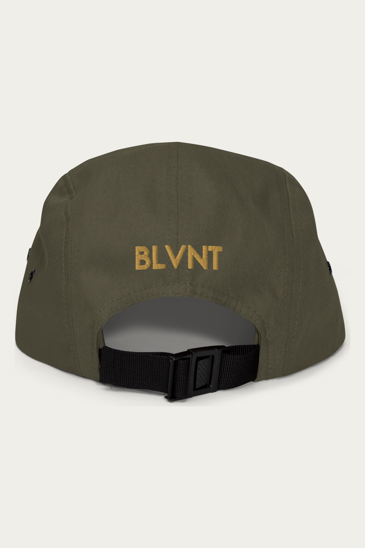 Five Panel Cap, Olive, back
