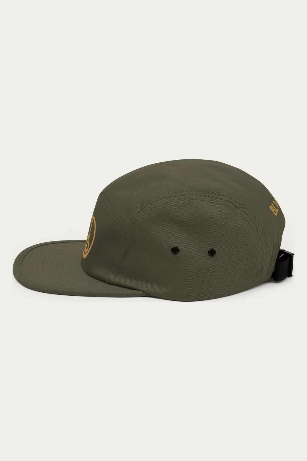 Five Panel Cap, Olive, left