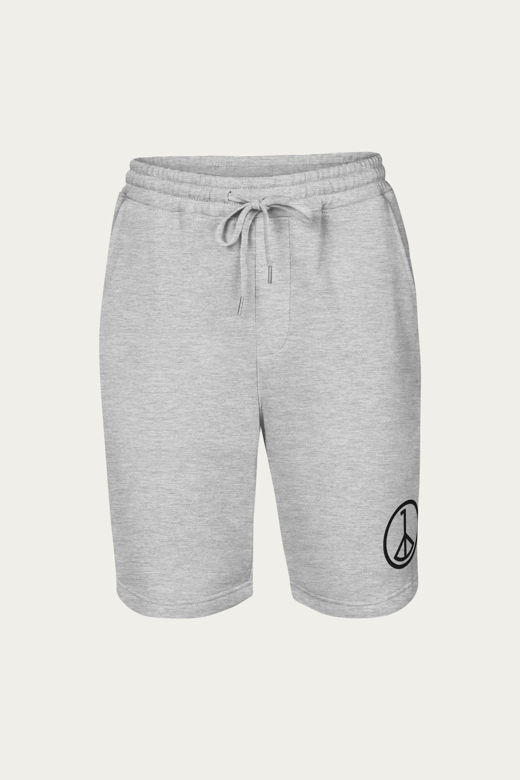 Andre Blunt fleece shorts in heather grey