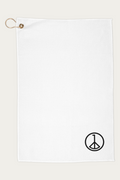 Golf Towel by Andre Blunt, shown on a Cloud White ground