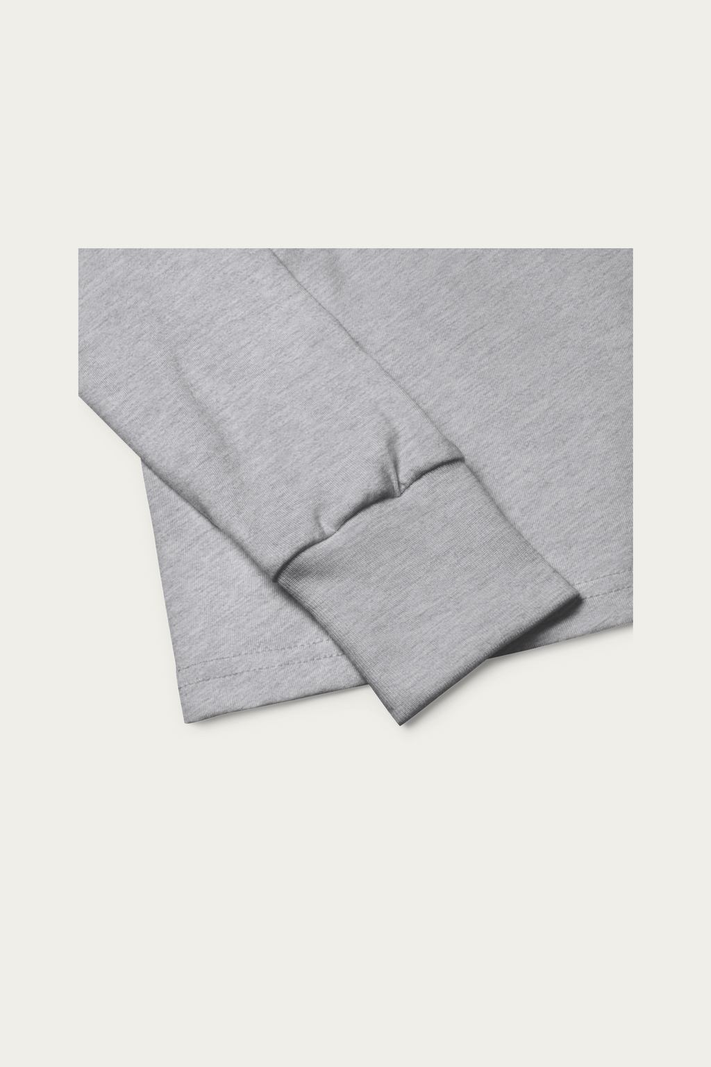 Kids Long-Sleeve, Grey by Andre Blunt, product details, on a Cloud White ground