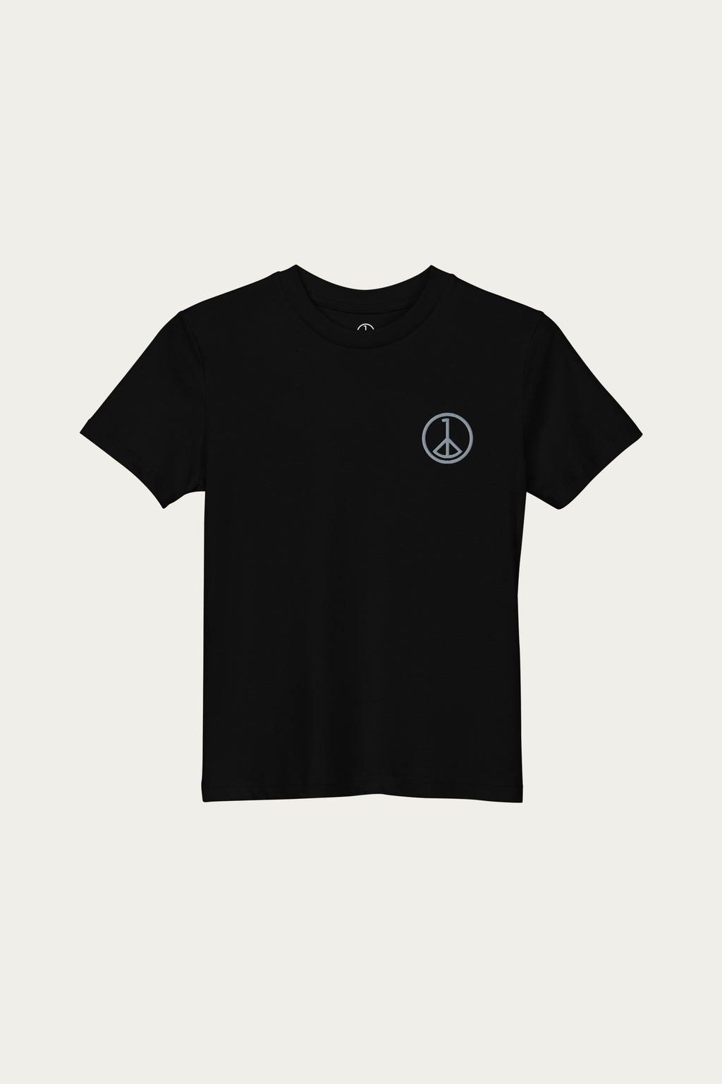 Andre Blunt kids tee in black, alternate view