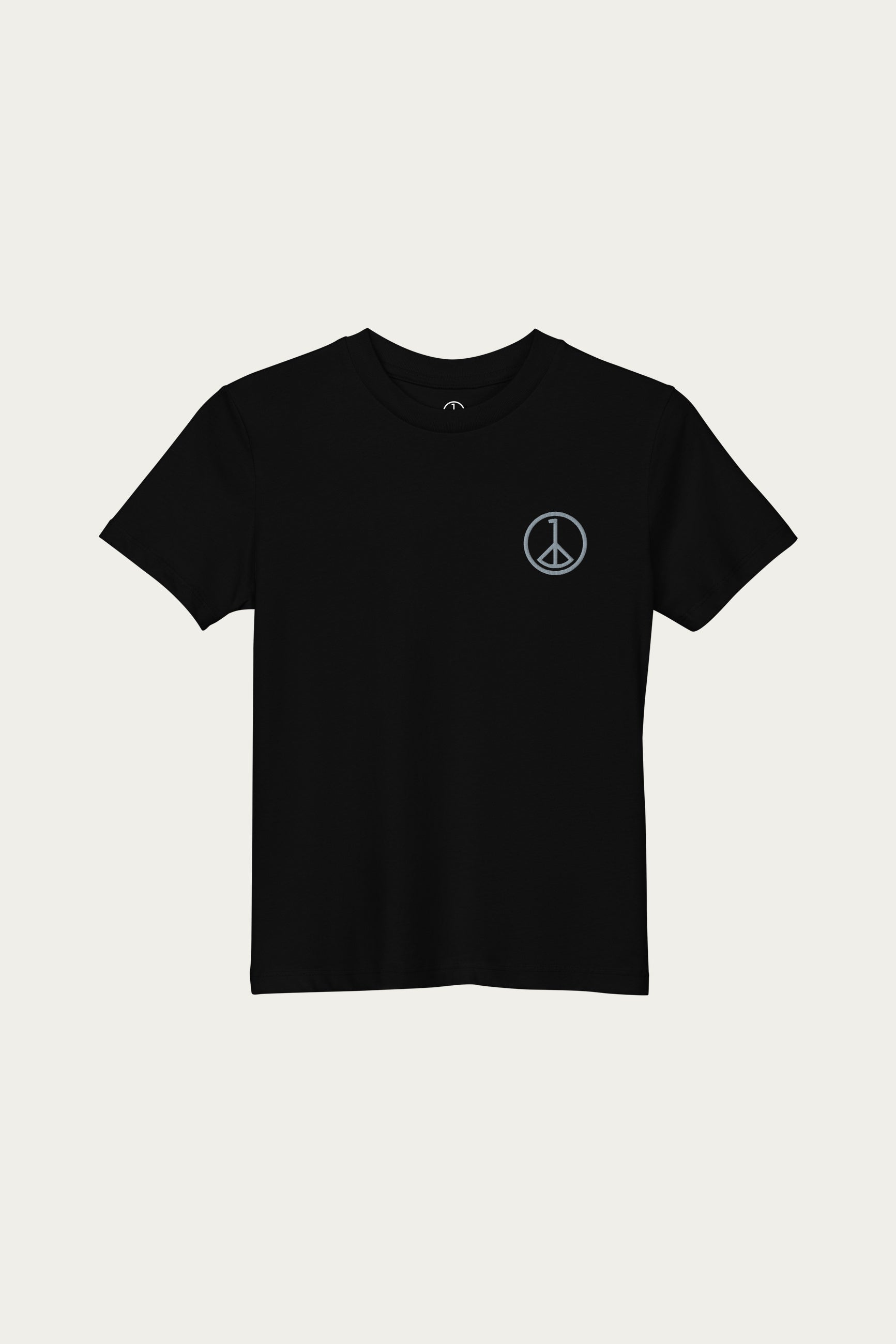 Andre Blunt kids tee in black, alternate view