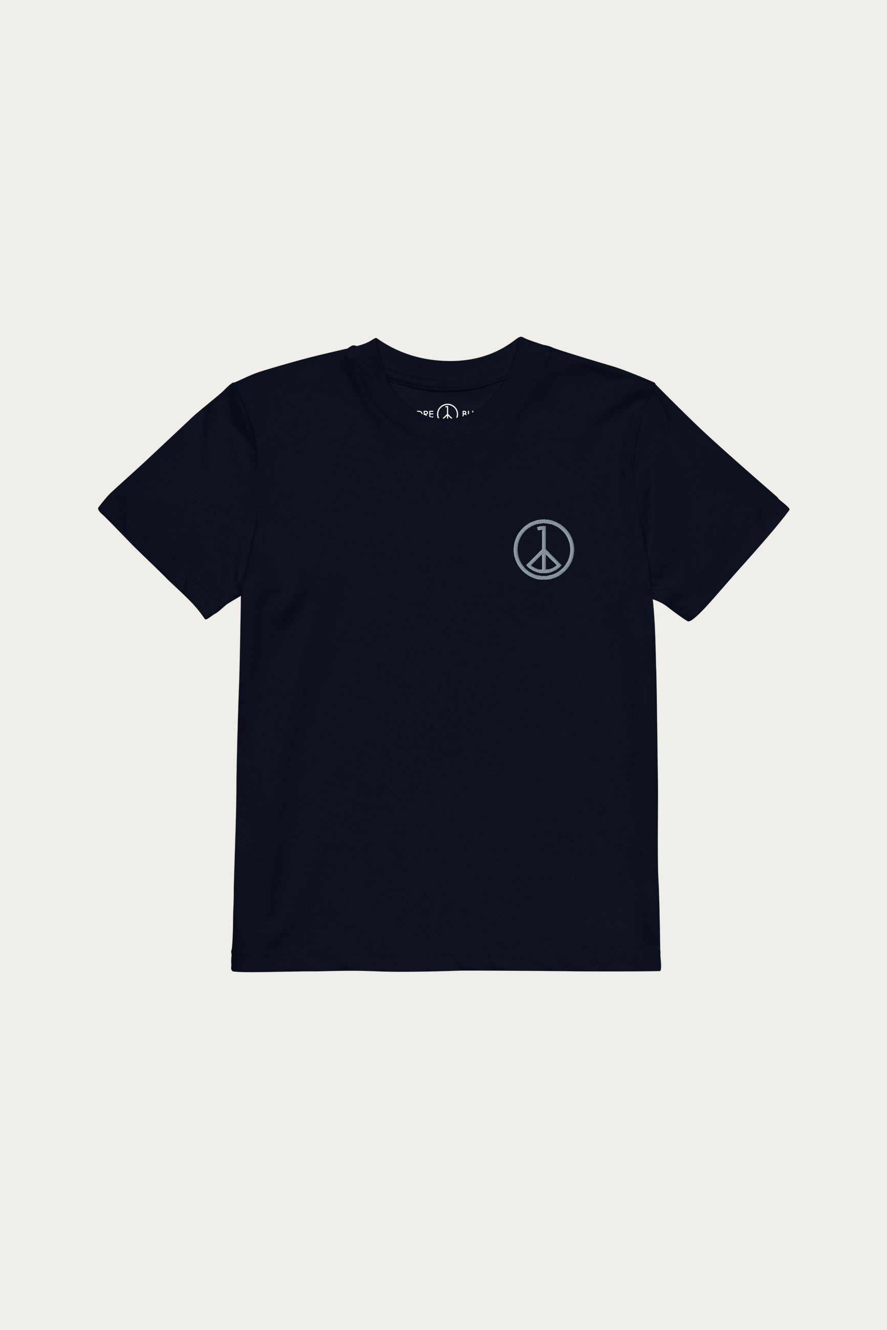 Andre Blunt kids tee in French navy
