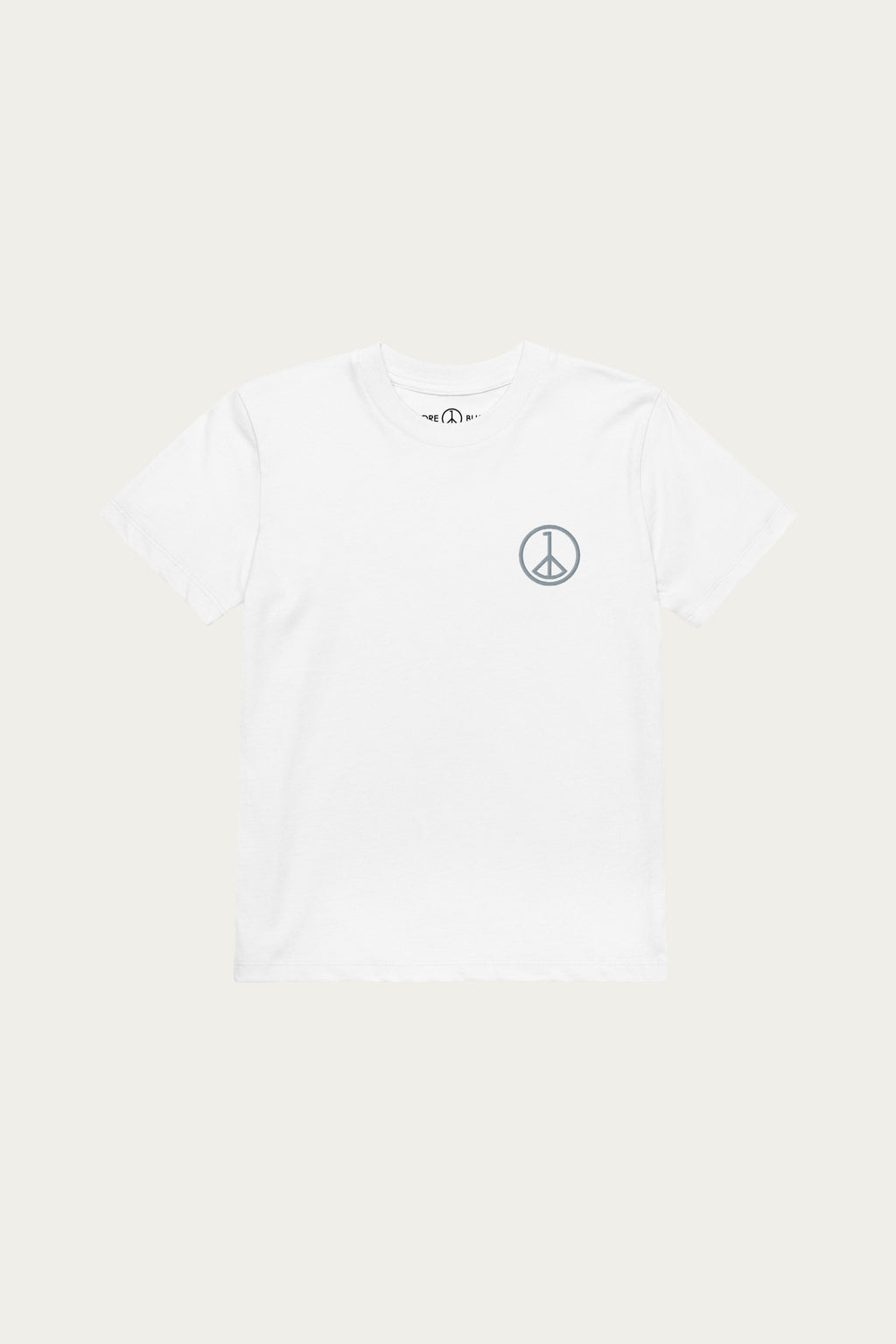 Andre Blunt organic cotton kids tee in white