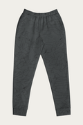 Line Art Joggers, Charcoal by Andre Blunt, shown on a Cloud White ground