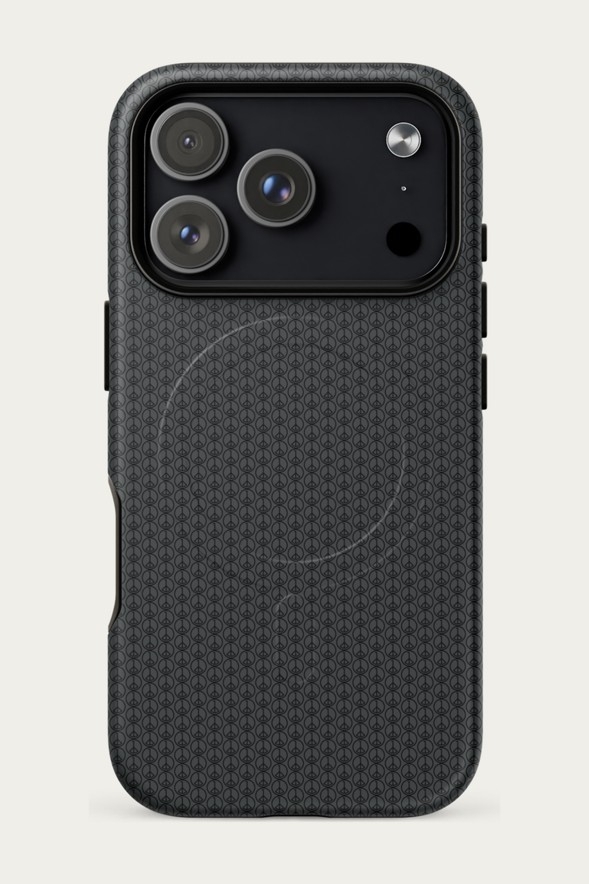 Monogram Phone Case, Black, iPhone 18 Pro, front
