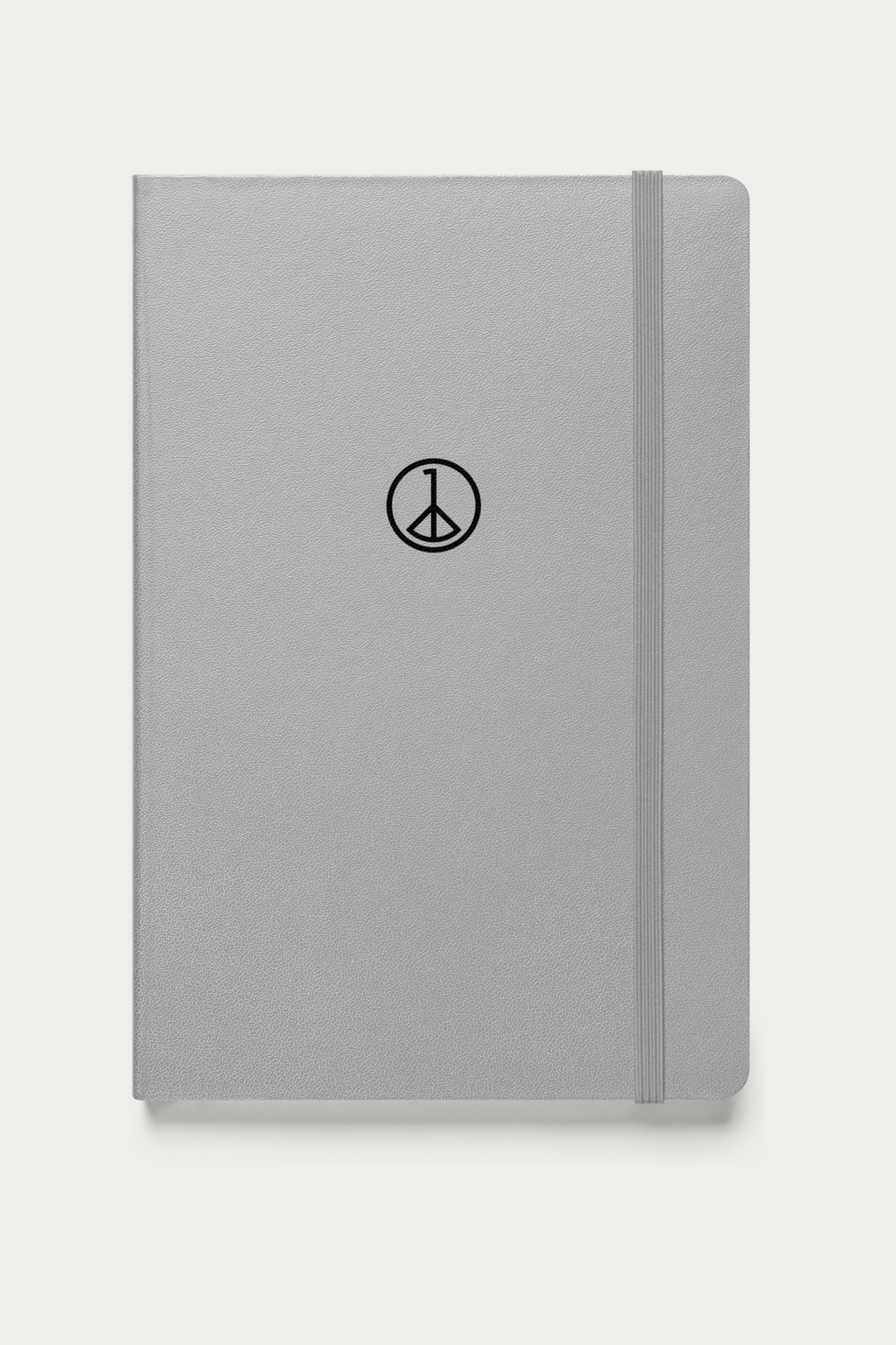 Notebook, Silver by Andre Blunt, front, on a Cloud White ground