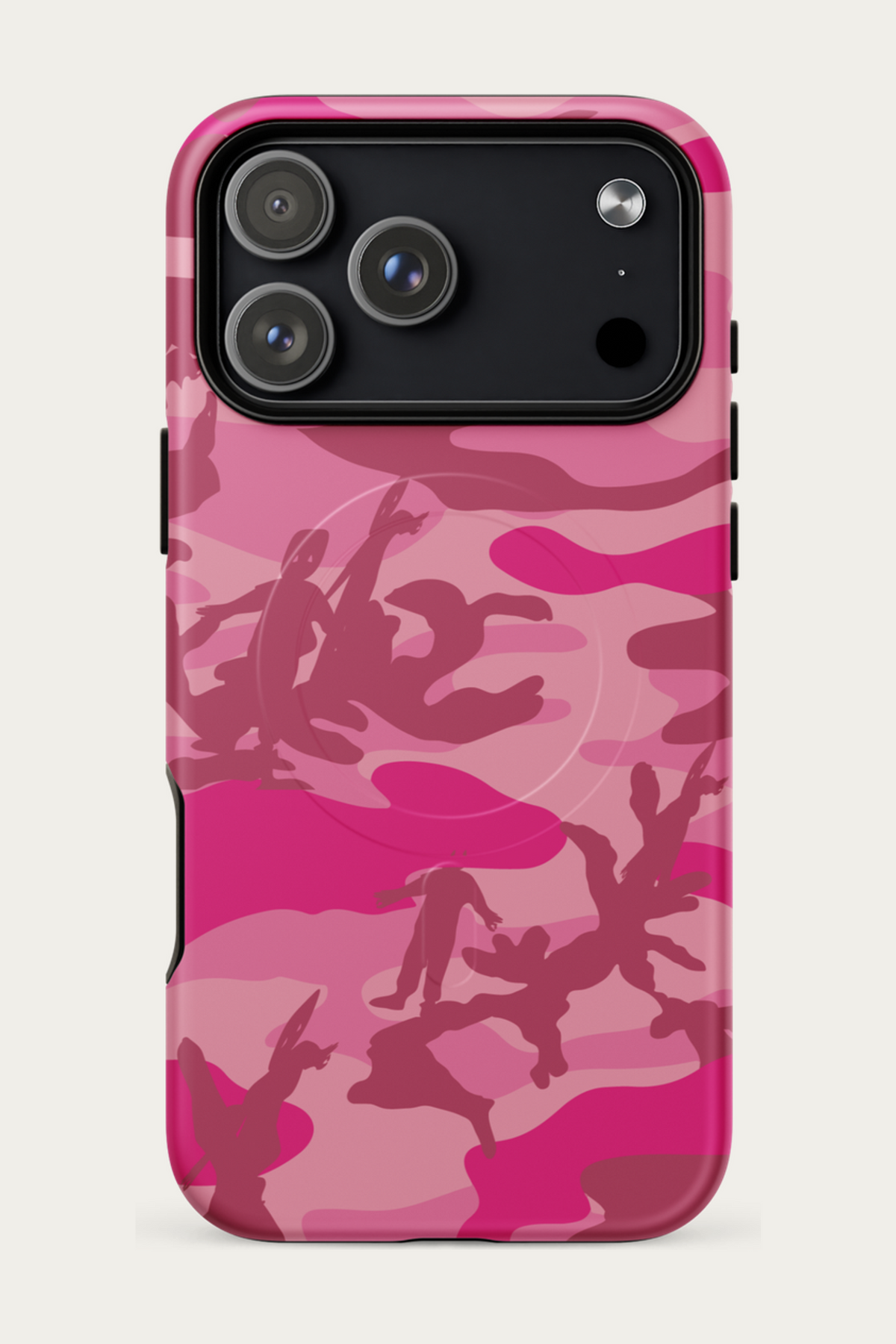 Pink Camo Phone Case, iPhone 18 Pro Max, front