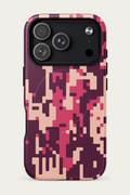 Digital Pink Camo Phone Case, iPhone 18 Pro, front