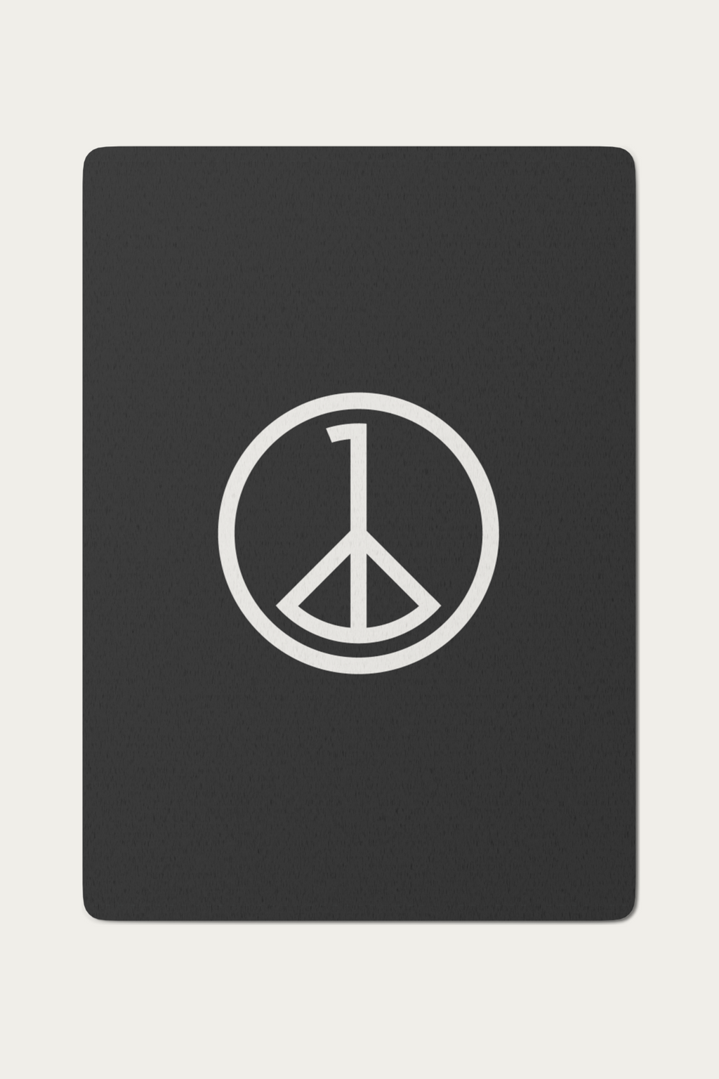 Playing Cards, Black by Andre Blunt, shown on a Cloud White ground