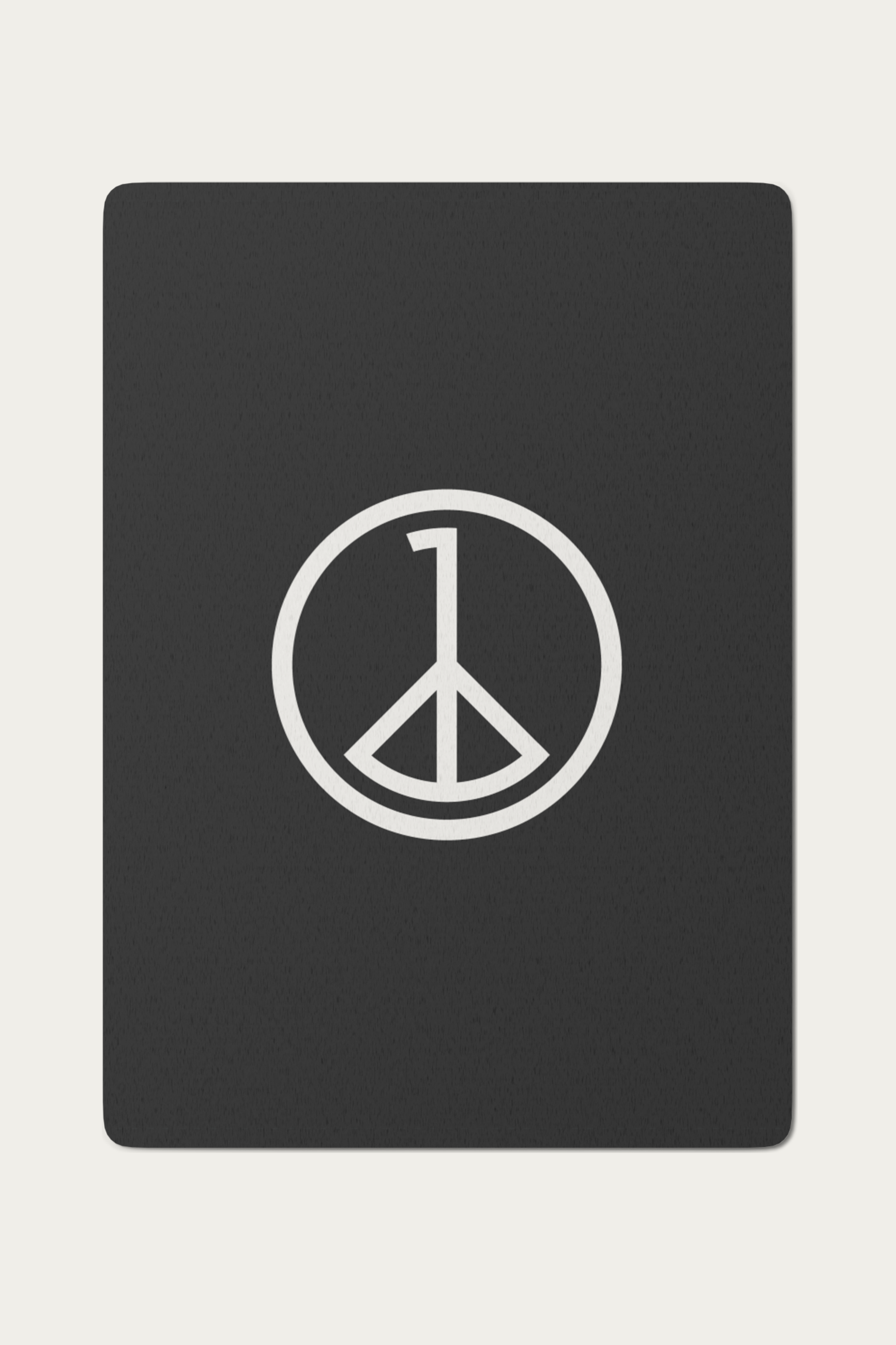 Playing Cards, Black by Andre Blunt, shown on a Cloud White ground