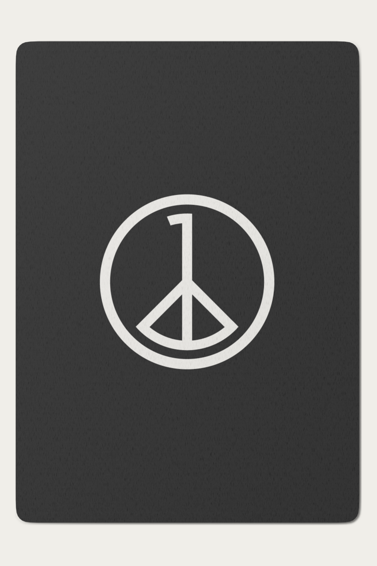 Playing Cards, Black by Andre Blunt, shown on a Cloud White ground