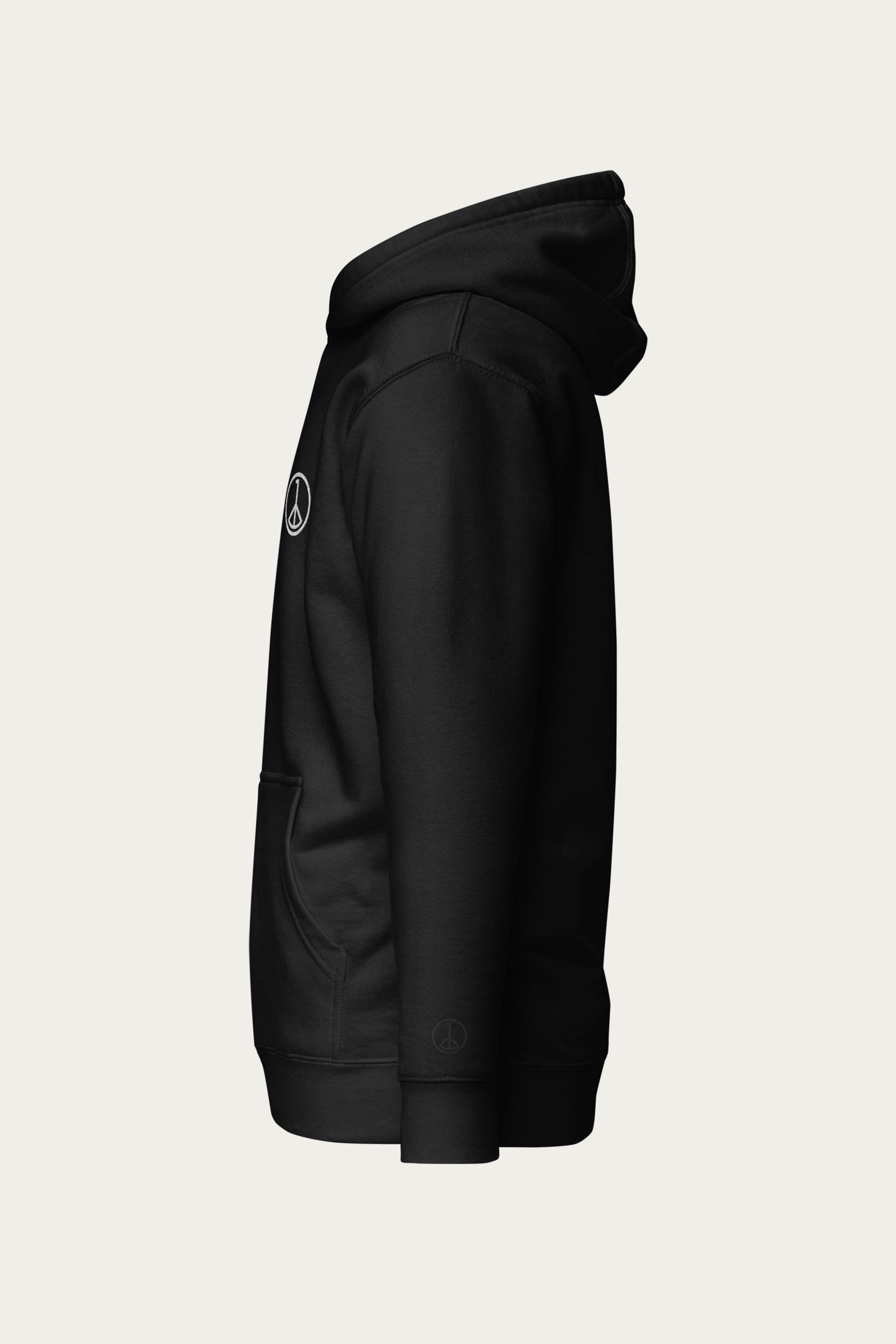 Andre Blunt pullover hoodie in black, side