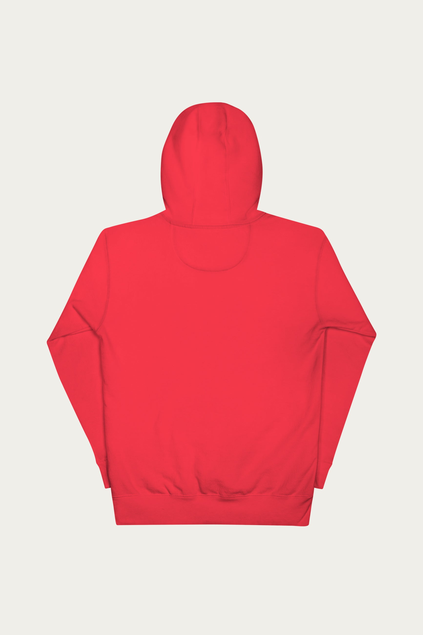 Andre Blunt sticker print hoodie in red, back