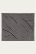 Sherpa Blanket, Grey by Andre Blunt, shown on a Cloud White ground