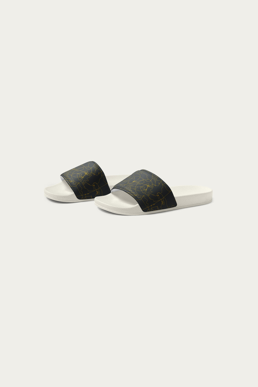 Andre Blunt slides in white, side