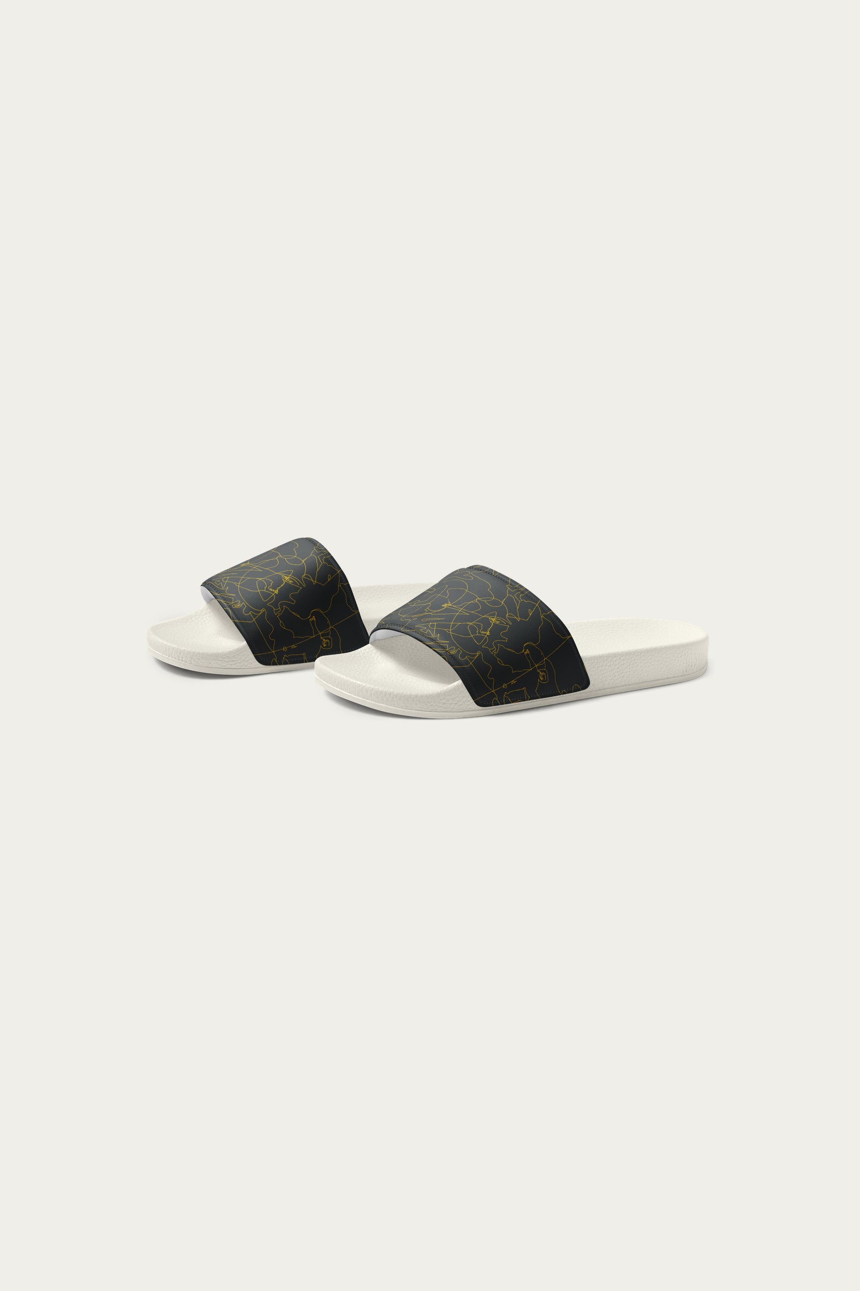 Andre Blunt slides in white, side